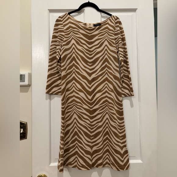 J Crew Collection Merino Wool in Zebra Print - Picture 2 of 6